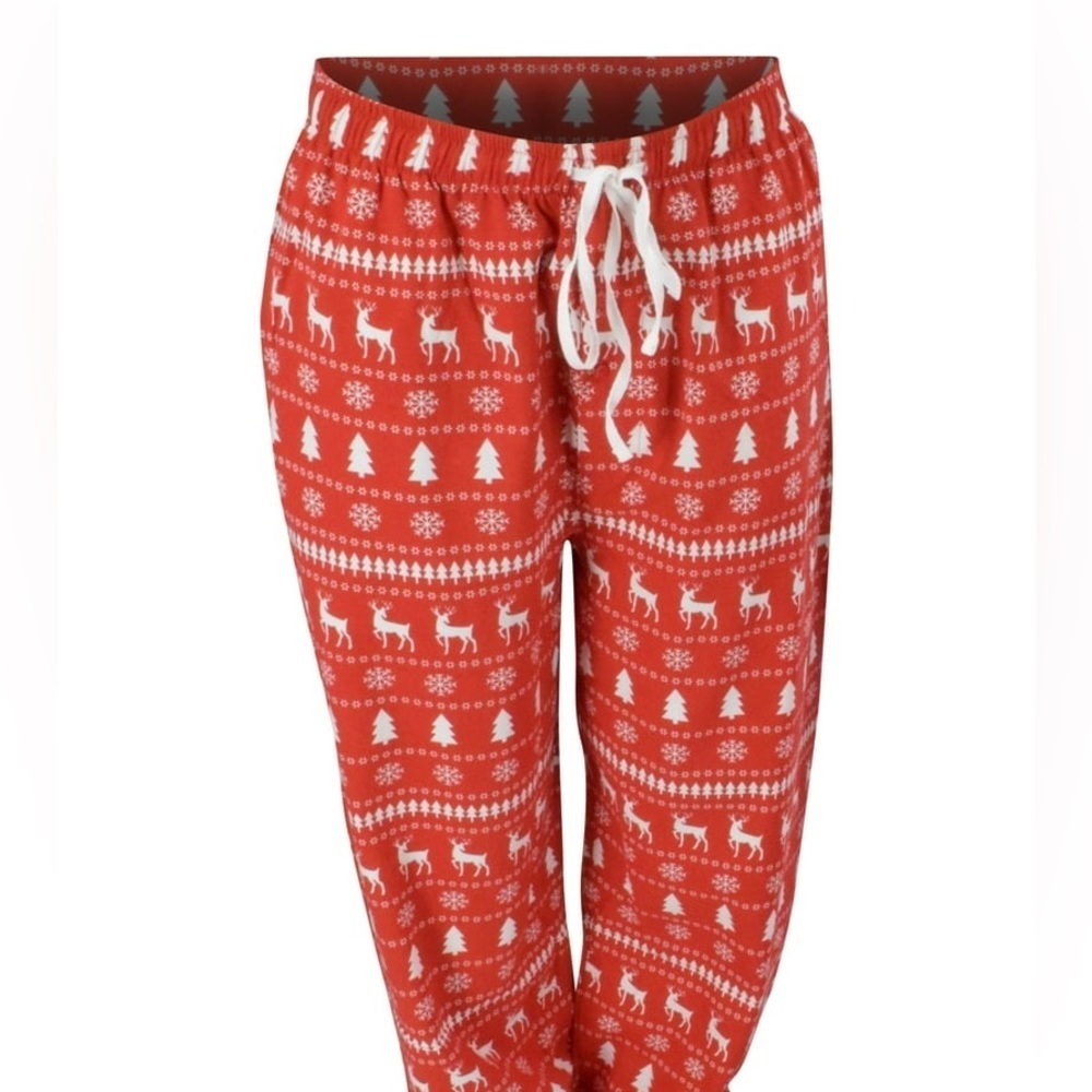 🆕 ❤️ UB 100% Cotton PJ Holiday Pants Size M